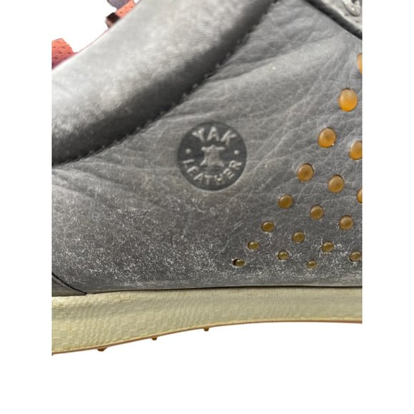 Ecco Men's Biom Yak Gray/Orange Yak Leather Spikeless Golf Shoe EU 44/US 10-10.5 - Picture 4 of 8